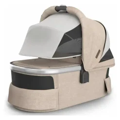 Uppababy Bassinets & Carrycots*- Bassinet V3, Declan (Oat Mélange/Silver Frame)