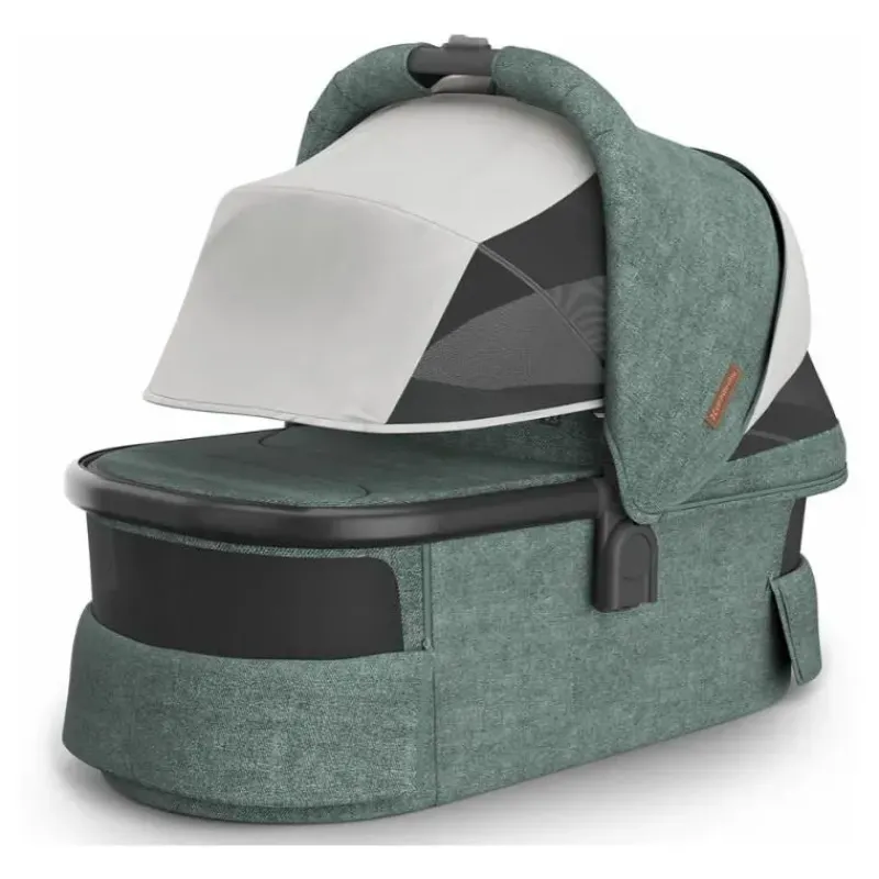 Uppababy Bassinets & Carrycots*- Bassinet V3, Gwen(Green Mélange/Carbon Frame)