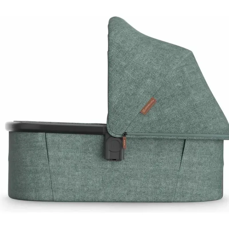 Uppababy Bassinets & Carrycots*- Bassinet V3, Gwen(Green Mélange/Carbon Frame)