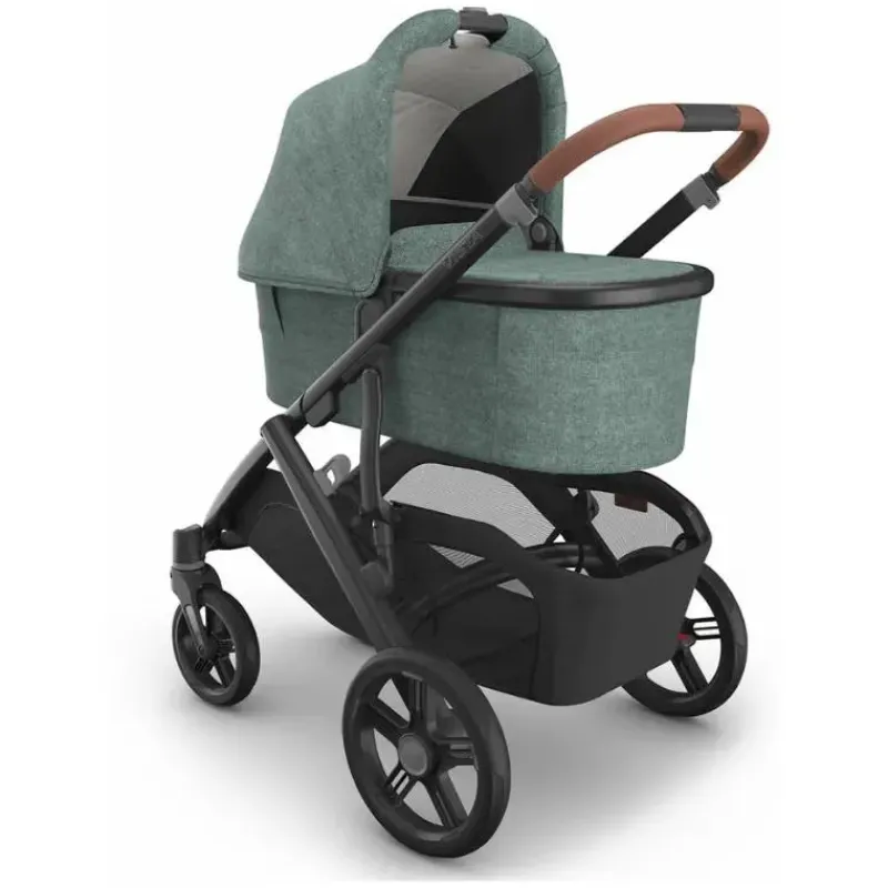 Uppababy Bassinets & Carrycots*- Bassinet V3, Gwen(Green Mélange/Carbon Frame)