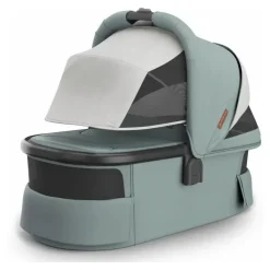 Uppababy Bassinets & Carrycots*- Bassinet V3, Kenzi (Mystic Aqua/Carbon Frame)
