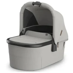 Uppababy Bassinets & Carrycots*- Bassinet V3, Savannah (Pearl Gray Jacquard/Carbon Frame)