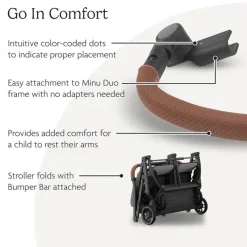 Uppababy Cup Holders, Trays & Belly Bars*- Bumper Bar For Minu Duo, Saddle