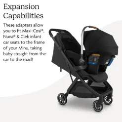 Uppababy Stroller Adapters*- Car Seat Adapters For Minu V3 (Maxi-Cosi®, Nuna®, Cybex, Besafe®)