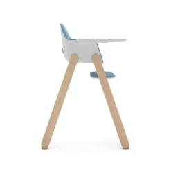 Uppababy High Chair*- Ciro Highchair, Caleb Steel Blue