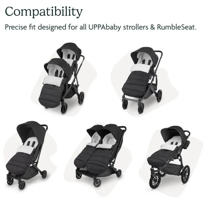 Uppababy Footmuffs & Blankets*- Cozyganoosh, Jake (Charcoal)