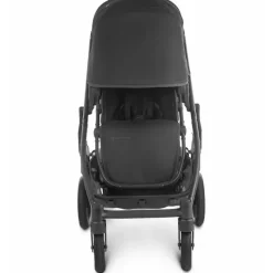 Uppababy Single Strollers*- Cruz Stroller V2, Jake (Charcoal/Carbon Frame/Black Leather)