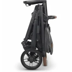 Uppababy Single Strollers*- Cruz V2 Stroller, Greyson (Charcoal Melange/Carbon/Saddle Leather)
