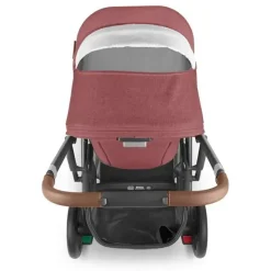 Uppababy Single Strollers*- Cruz V2 Stroller, Lucy (Rosewood Mélange/Carbon Frame/Saddle Leather)