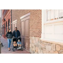 Uppababy Umbrella Strollers*- G-LINK V2 Side by Side Double Stroller, Jake (Charcoal/Carbon)