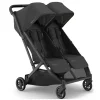 Uppababy Double Strollers*- Minu Duo Side By Side Compact Double Stroller, Jake (Charcoal/Carbon Frame/Black Leather)