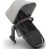 Uppababy Add-On Seats & Boards*- Rumbleseat V3, Savannah  (Pearl Gray Jacquard | Carbon Frame | Chestnut Leather)