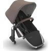Uppababy Add-On Seats & Boards*- Rumbleseat V3 Second Lower Seat, Theo (Dark Taupe/Silver Frame/Chestnut Leather)