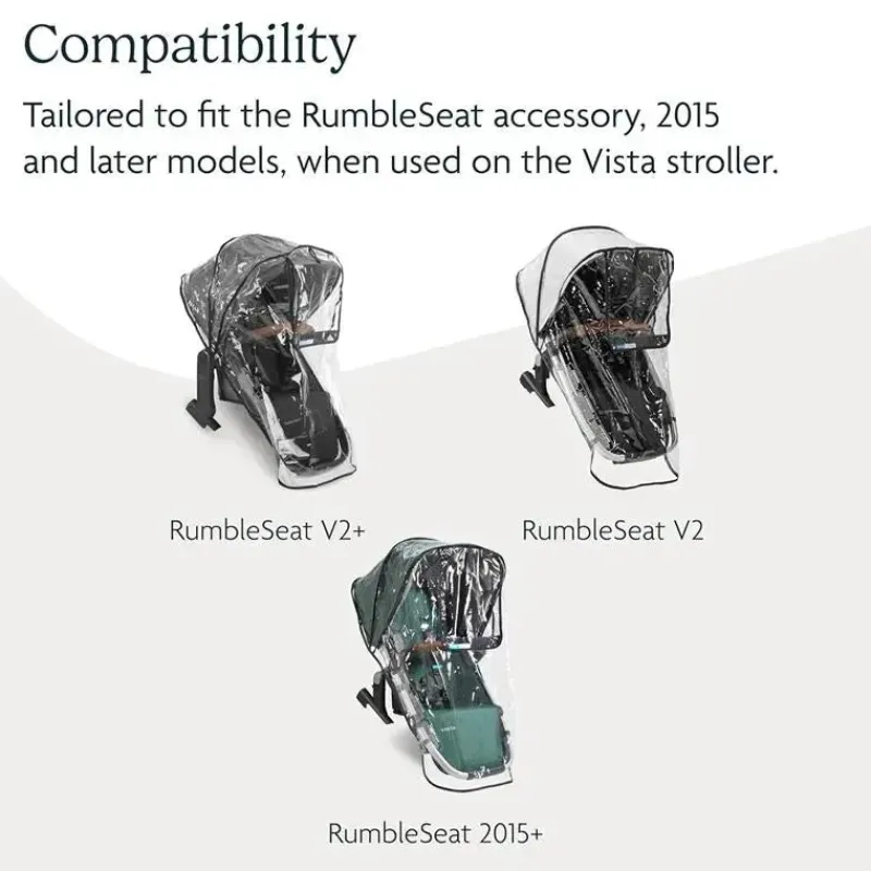 Uppababy Weather Shields & Nets*- Vista Rain Shield For Rumbleseat And Rumbleseat V2