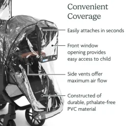 Uppababy Weather Shields & Nets*- Vista Rain Shield For Rumbleseat And Rumbleseat V2