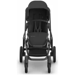 Uppababy Single To Double Strollers|Single Strollers*- Vista V3 Stroller, Jake (Charcoal/Carbon Frame/Black Leather)