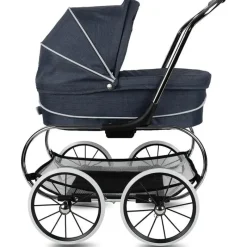 Valco Baby Doll Stroller*- Classic Denim Blue Bassinet Doll Stroller