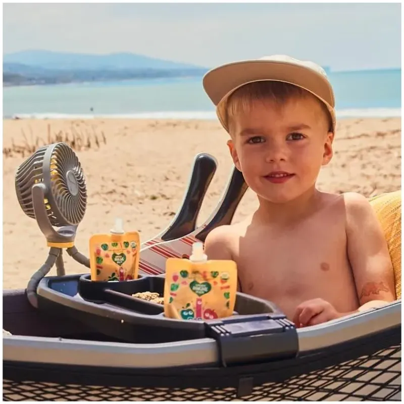 Veer Wagon Stroller Cup Holders, Trays & Belly Bars*Veer - Flex Fan, Portable Baby Stroller Fan