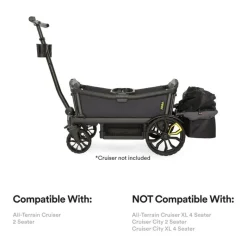 Veer Wagon Stroller Storage & Organizers*Veer - Rear Foldable Storage Basket for Veer All-Terrain Cruiser 2 Seater