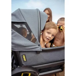 Veer Wagon Stroller Stroller Adapters*Veer - Retractable Canopy XL for Veer All-Terrain Cruiser XL or Cruiser City XL 4 Seater Models