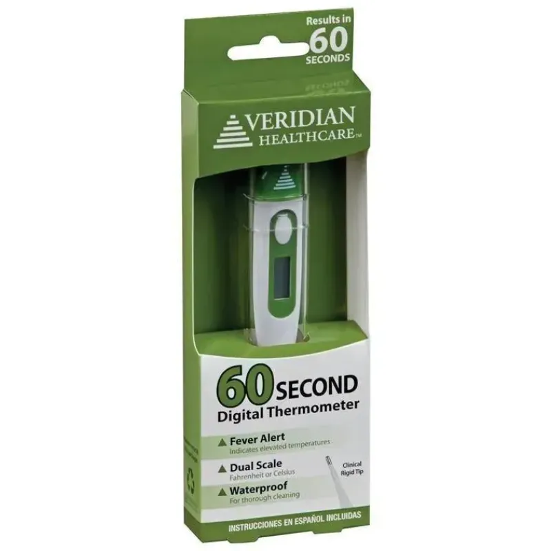 Veridian Thermometers*- 60-Second Digital Thermometer