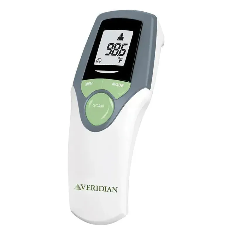 Veridian Thermometers*Healthcare - Infrared Thermometer, 1-Second Readout, 3-Year Warranty