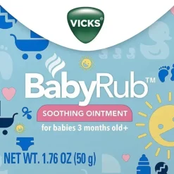 Vicks Oral & Nasal Care*Babyrub Soothing Ointment 1.76 Oz