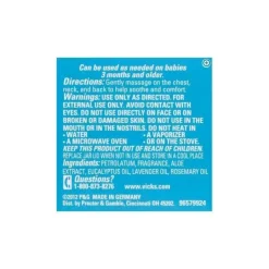 Vicks Cough & Cold*BabyRub Soothing Ointment, 1.76 OZ