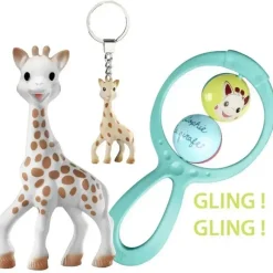 Vulli Rattles & Teethers*- Gift Set Sophie La Giraffe + Key Chain + Swing Rattle