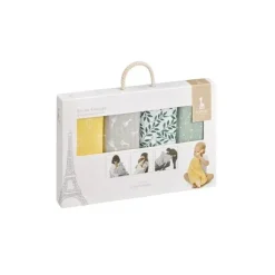 Vulli Swaddles & Wearable Blankets*- 4Pk Colored Swaddles Set Sophie La Girafe