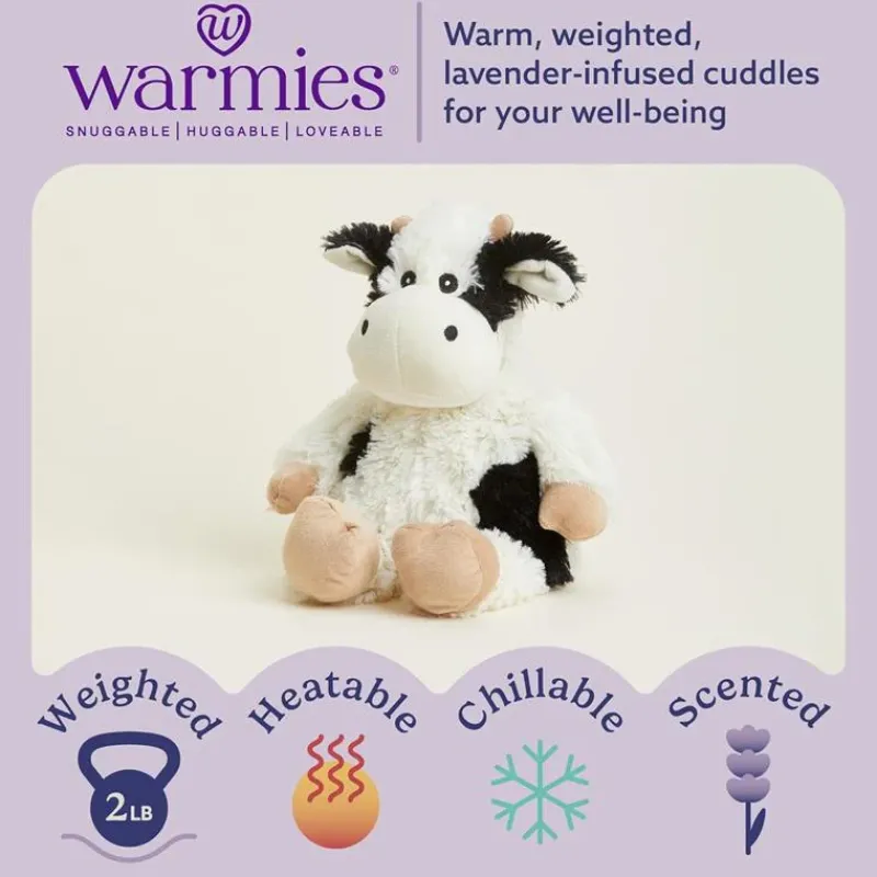 Warmies Pain & Fever Relief*- Black And White Cow