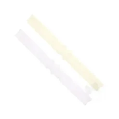 Wee Ones Baby Hair Accessories*- 2Pk Add-A-Bow Stretch Ruffle Edge Girls Baby Bands, Ivory