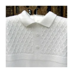 Will Beth Baby Sleepwear*Will' Beth Baby Boys Ivory Knit Coverall & Blanket Set, White