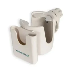 WonderFold Wagon Stroller Cup Holders, Trays & Belly Bars*Wonderfold - 2-In-1 Cup & Phone Holder Beige (Fits All Wagons)