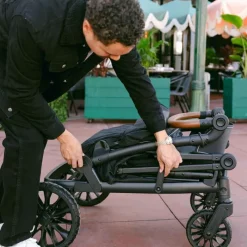 WonderFold Wagon Stroller Wagons*WonderFold - L4 Quad Stroller Wagon (4 Seater) Black