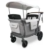 WonderFold Wagon Stroller Wagons*WonderFold - L4 Quad Stroller Wagon (4 Seater) Grey