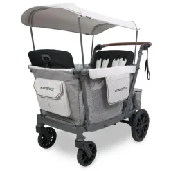 WonderFold Wagon Stroller Wagons*WonderFold - L4 Quad Stroller Wagon (4 Seater) Grey