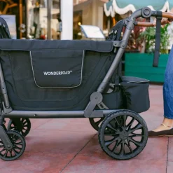 WonderFold Wagon Stroller Wagons*WonderFold - L4 Quad Stroller Wagon (4 Seater) Grey