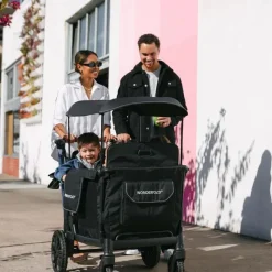 WonderFold Wagon Stroller Wagons*WonderFold - L4 Quad Stroller Wagon (4 Seater) Grey