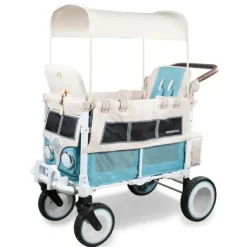 WonderFold Wagon Stroller Wagons|Top Strollers*WonderFold - Volkswagon Special Edition Double Stroller Wagon (2 Seater), Bondi Blue