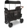 WonderFold Wagon Stroller Wagons*WonderFold - W2 Luxe Double Stroller Wagon, Black