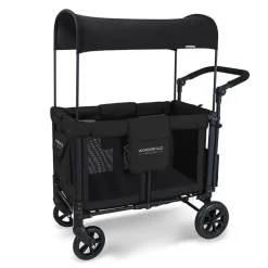 WonderFold Wagon Stroller Wagons*WonderFold - W2 Luxe Double Stroller Wagon, Black