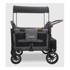 WonderFold Wagon Stroller Wagons*Wonderfold - W4 Luxe Pro Quad Stroller For 4 Kids, Charcoal Gray