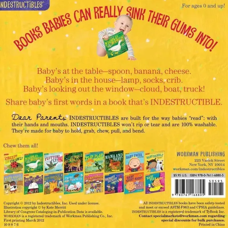 Workman Publishing Books, Music & Dvds*Indestructibles Baby Babble Book