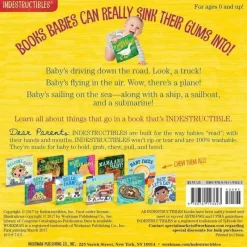 Workman Publishing Books, Music & Dvds*Indestructibles Things That Go Book