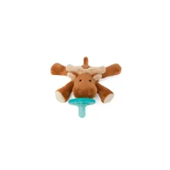 Wubbanub Gift For Baby|Pacifiers*Plush Pacifier, Brown Moose
