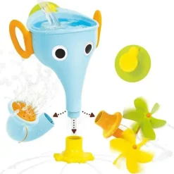 Yookidoo Bath Gift Set|Bath Toys*- FunElefun Fill 'N' Sprinkle Bath Toy, Blue