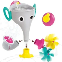 Yookidoo Bath Gift Set|Bath Toys*- FunElefun Fill 'N' Sprinkle Bath Toy, Grey