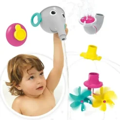 Yookidoo Bath Gift Set|Bath Toys*- FunElefun Fill 'N' Sprinkle Bath Toy, Grey