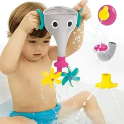 Yookidoo Bath Gift Set|Bath Toys*- FunElefun Fill 'N' Sprinkle Bath Toy, Grey